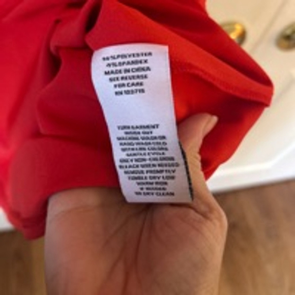 🌿 Women's Nanette Lepore Red Dress Size 2🌿 - Picture 4 of 7